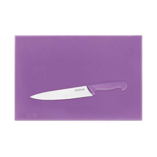 Hygiplas High Density Chopping Board Purple – 450x300x25mm