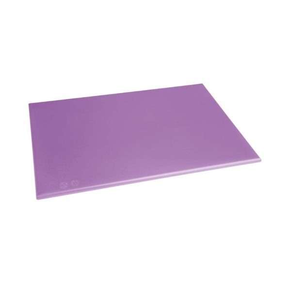 Hygiplas Anti-bacterial High Density Chopping Board Purple – 450x300x10mm