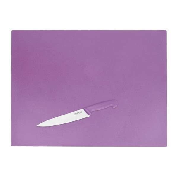 Hygiplas Low Density Chopping Board Purple – 600x450x20mm