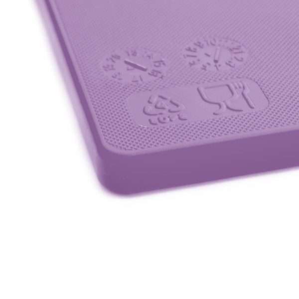 Hygiplas Anti-bacterial Low Density Chopping Board Purple – 450x300x10mm