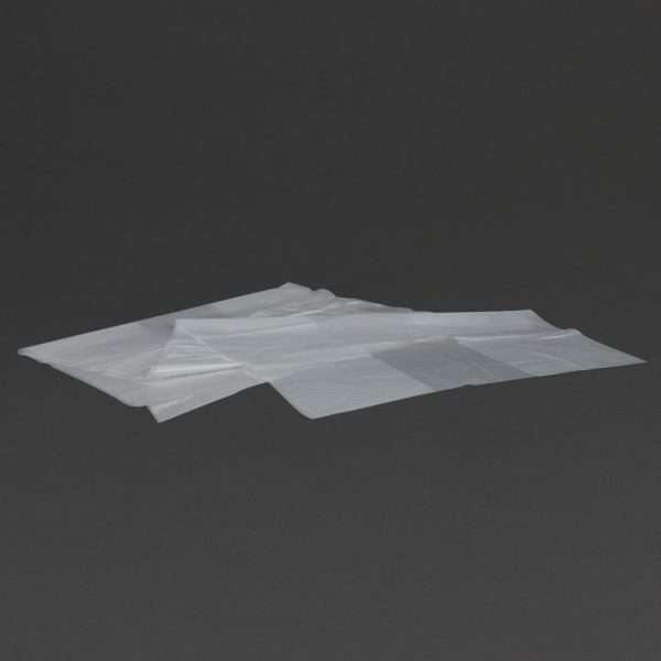 Jantex Heavy Duty Recycled Bin Bag 18kg 120ltr Clear (Pack of 100)