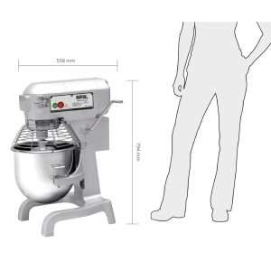 gl191 mixer dims