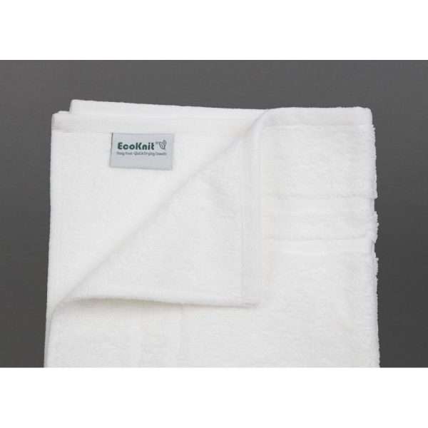 EcoKnit Bath Mat White, 800gsm