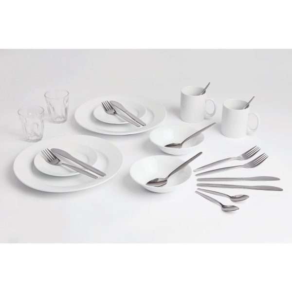 Student Accommodation Crockery and Cutlery Set