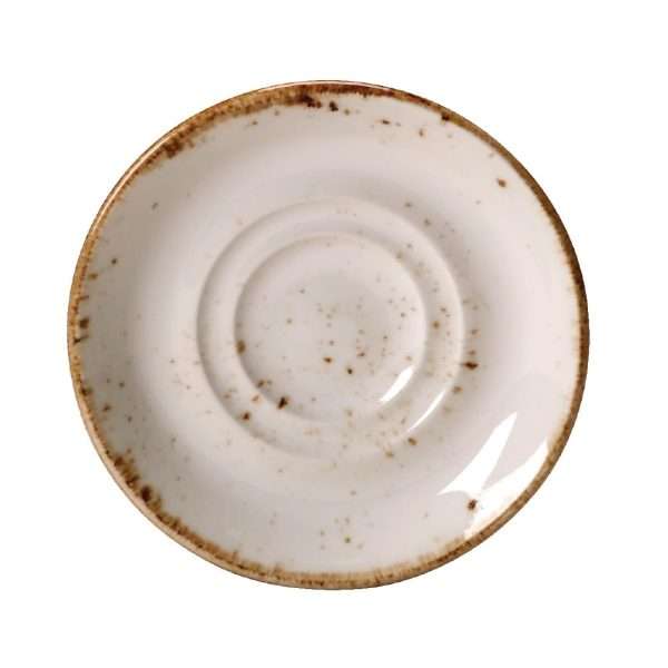 Steelite Craft White Saucer Double Well Small (Pack of 36)