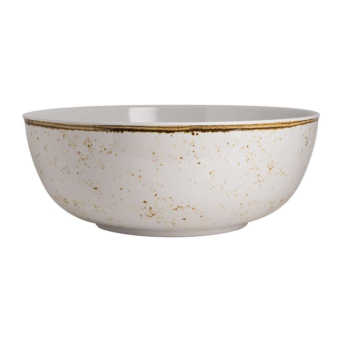 vv3465_1 Steelite Craft White Buffet Extra Large Round Bowls 381mm (Pack of 2)