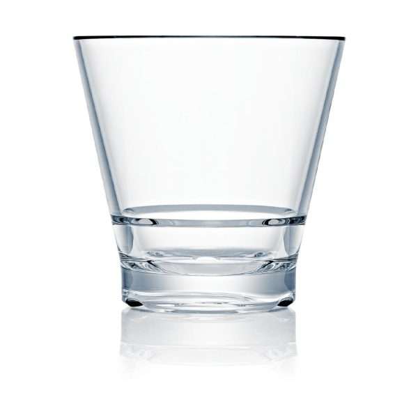 Steelite Capella Stack Clear Double Rocks 355ml (Box 12)(Direct)