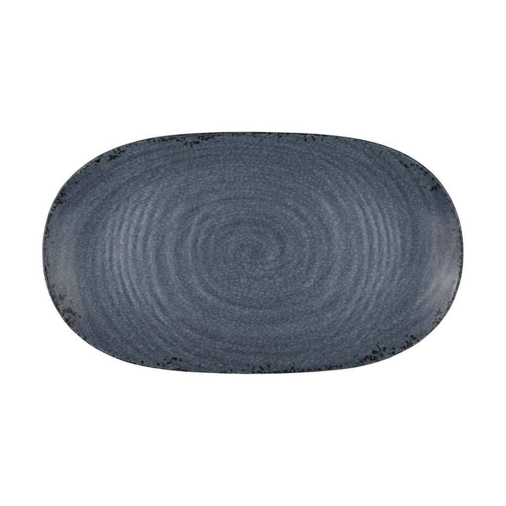Steelite Creations Pompeii Slate Platter 355.6×203.2mm (Box 12)(Direct)