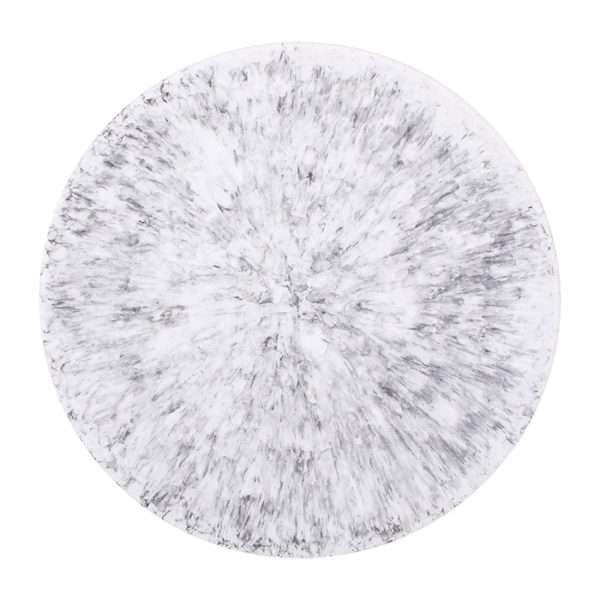 Steelite Hermosa Black Marble Round Plates 330mm (Pack of 6)
