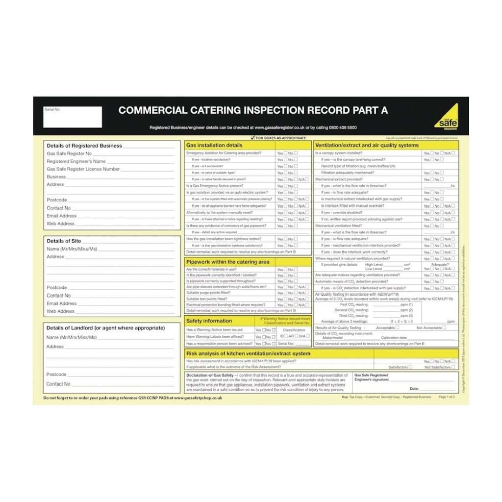 Gas Safety Certificate (1-5 Appliances)