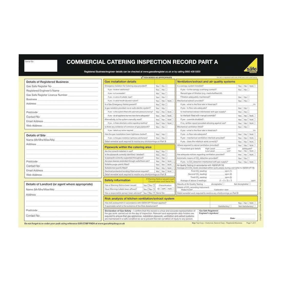 x746_1 Gas Safety Certificate (5-10 Appliances)