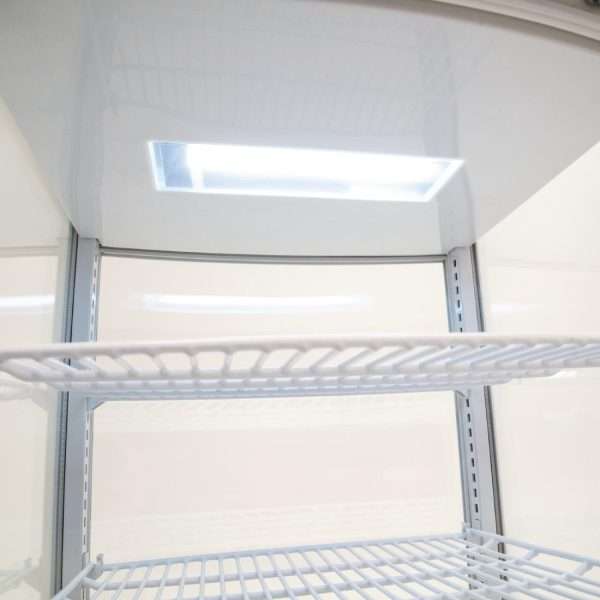 Polar C-Series Energy Efficient Curved Door Display Fridge White 86Ltr