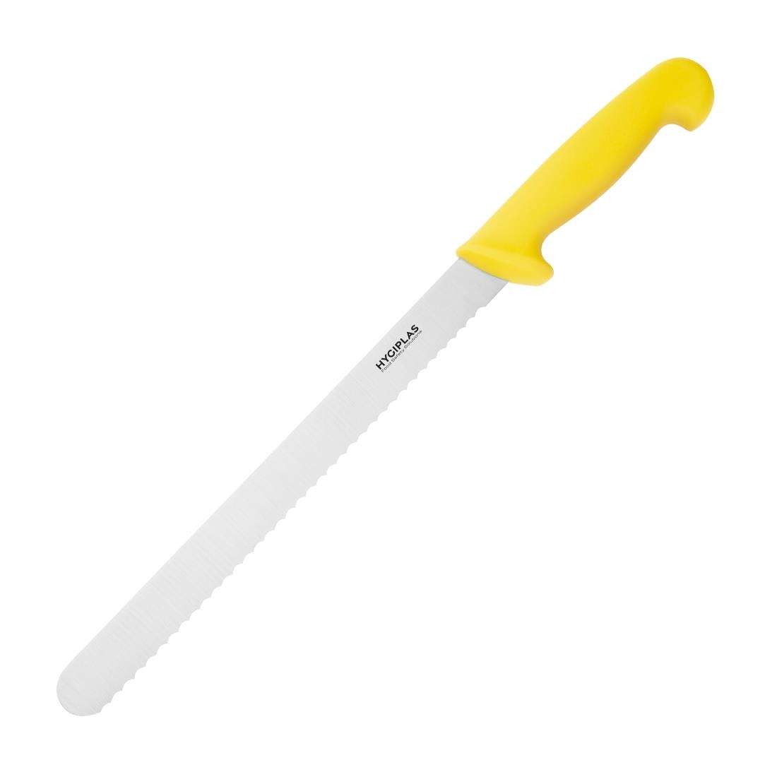 Hygiplas Serrated Slicer Yellow 30.5cm - C811 - Catering Centre