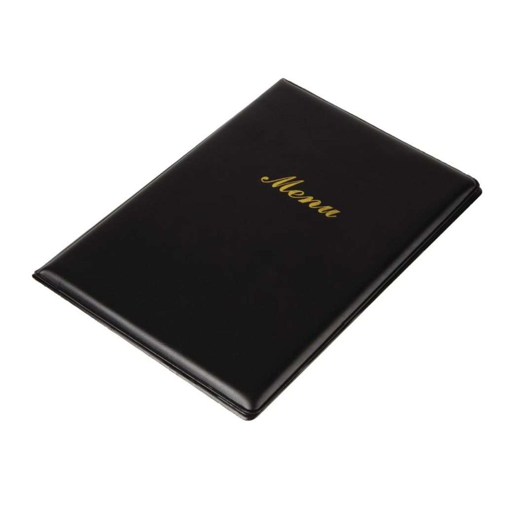 e219 menu leatherette a5