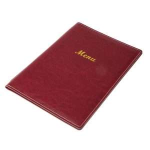 e222 menu cover leatherette