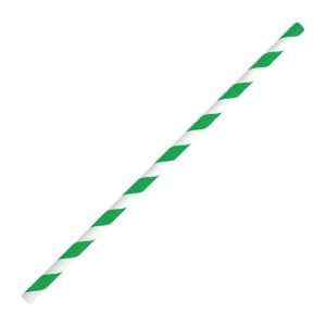 fb143 bendypaperstrawgreenstripe1