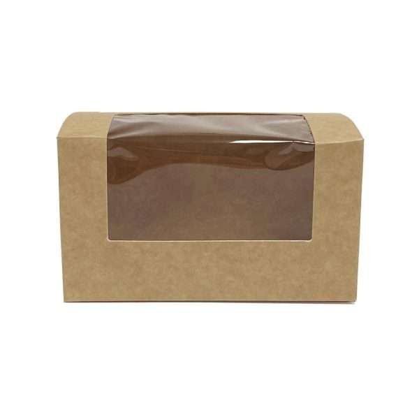 Fiesta Recyclable Bloomer Box with PET Window 70x70mm (Pack of 500)
