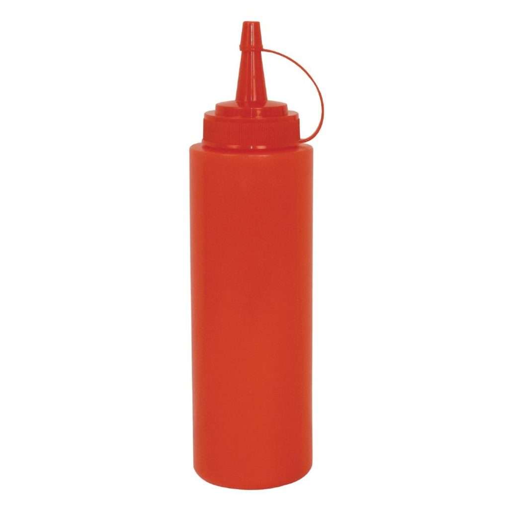 vogue squeeze sauce bottle red