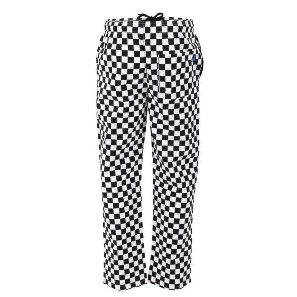 Whites Unisex Vegas Trousers Big Black & White Check Size L