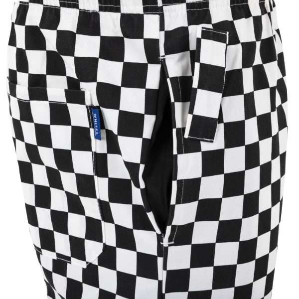 Whites Unisex Vegas Trousers Big Black & White Check Size L