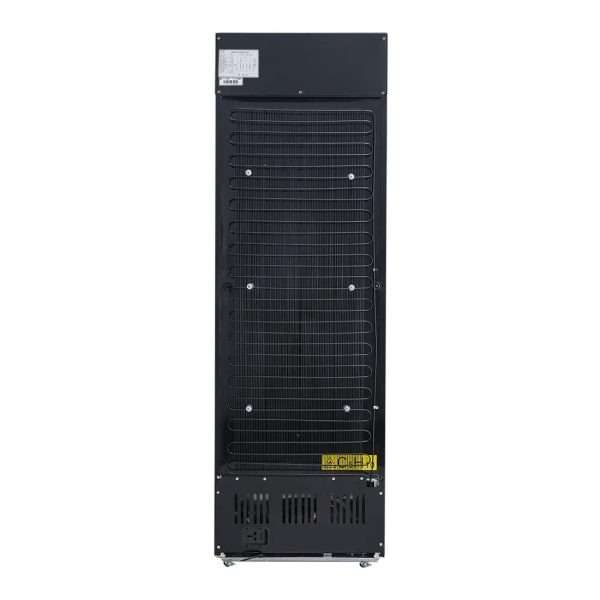 Nisbets Essentials Upright Display Cooler with Light Box 346Ltr