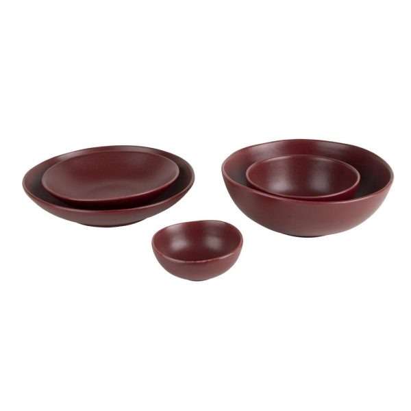 Olympia Build A Bowl Red Deep Bowl – 155x70mm (Box 6)