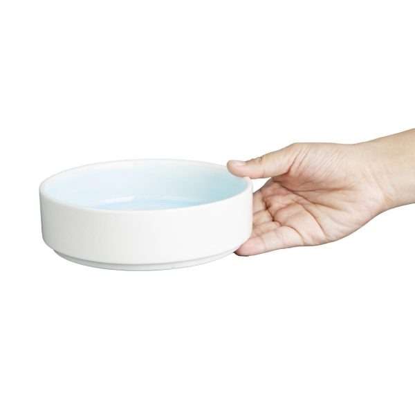 Olympia Fondant Bowl Aqua – 152mm 6″ (Box 6)