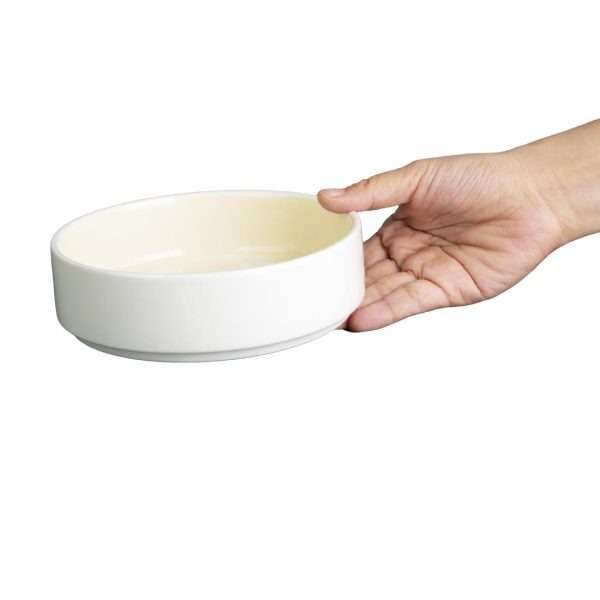 Olympia Fondant Bowl Lemon – 152mm 6″ (Box 6)