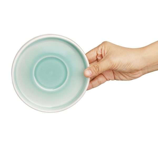 Olympia Fondant Saucer Mint – 135mm 5 1/3″ for CU442 (Box 6)