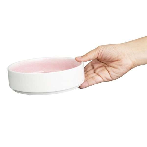 Olympia Fondant Bowl Pink – 152mm 6″ (Box 6)