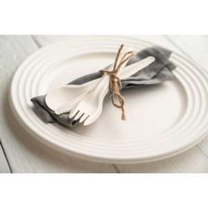 Sabert Recyclable Paper Cutlery Fork (Pack of 1000)