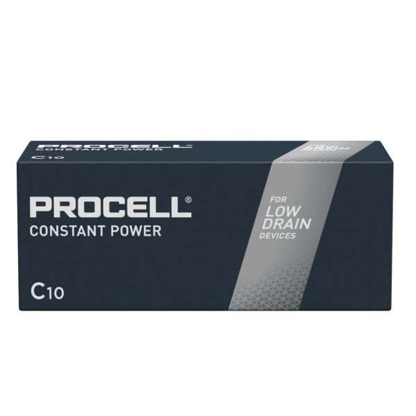 Duracell Procell Constant Power C 1.5V Battery (Pack of 10)