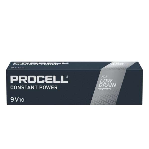 Duracell Procell Constant Power 9V Battery (Pack of 10)