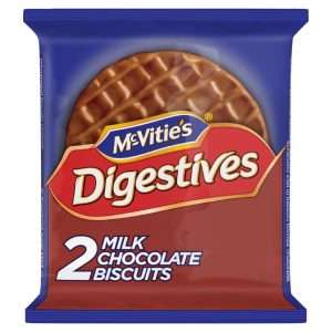 McVitie’s Milk Chocolate Digestives Twin Biscuit Packs (Pack of 24 x 2 Biscuits)