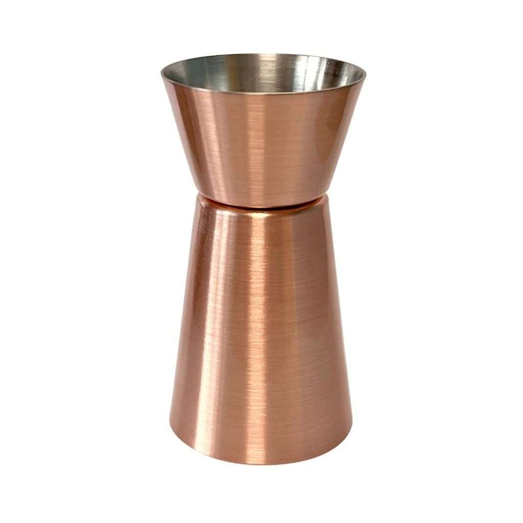 Beaumont Professional Stainless Steel Jigger Copper Plated 25/50ml
