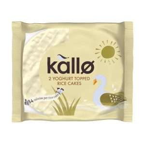Kallo Yoghurt Topped Rice Cakes Portion Pack (Pack 30)