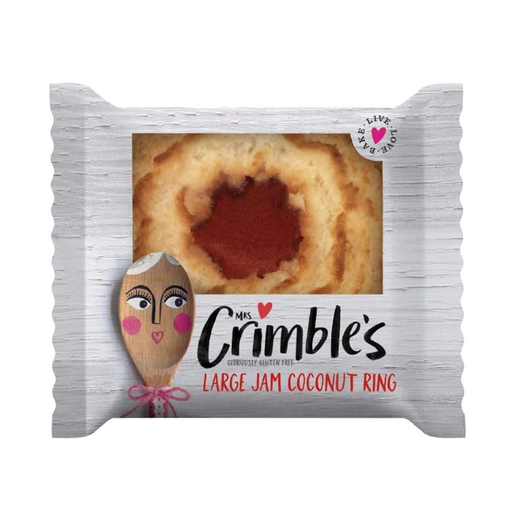 Mrs Crimble’s Jam Coconut Ring Single Serve (Pack 24)