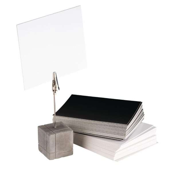 APS Concrete Effect Table Stand Square With Peg (Pack of 4)