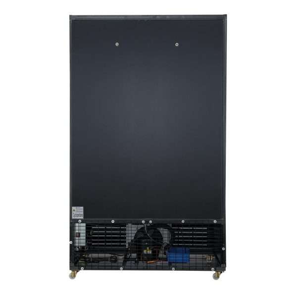 Polar G-Series Upright Sliding Door Display Cooler with Light Box 950Ltr Black