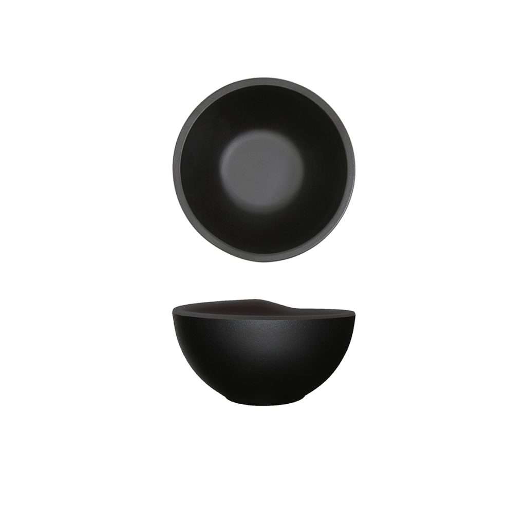Black Copenhagen Melamine Bowl 10.8 x 5.6cm QTY:24