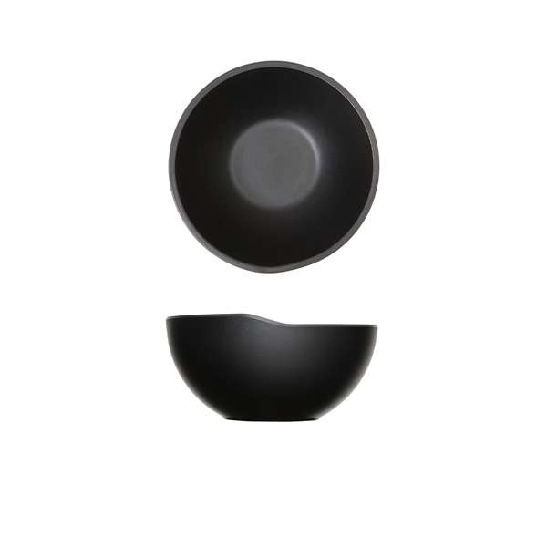 Black Copenhagen Melamine Bowl 15.5 x 7.5cm QTY:6