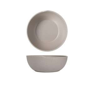 Sand Brown Copenhagen Round Melamine Bowl 20 x 7.5cm QTY:6