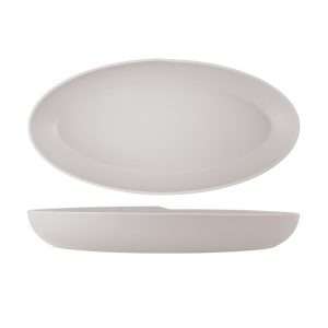 White Copenhagen Oval Melamine Deep Dish 55 x 27.5 x 7.5cm QTY:1