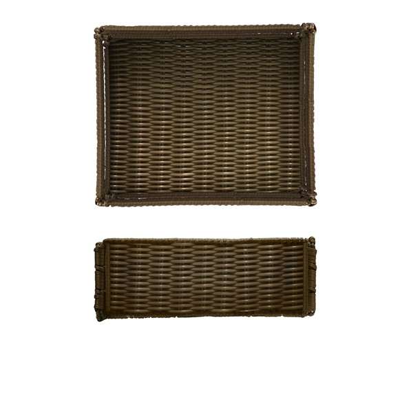 Foldable Polywicker GN1/2 Basket 32.5 x 26.5 x 10cm QTY:1