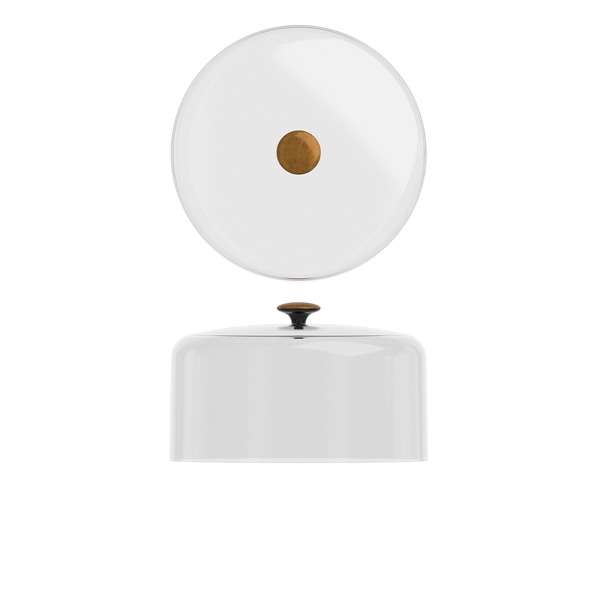 Clear PC Dome Lid With Copper Handle 26.5 x 16.2cm QTY:1