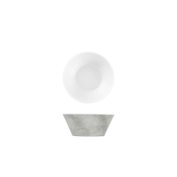 White Shakti Stone Melamine Dipping Dish 9.5cm QTY:12