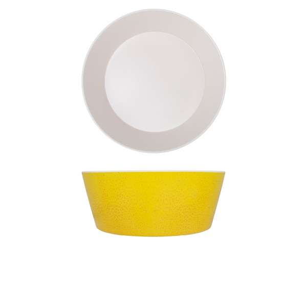 Lemon Yellow Seville Melamine Bowl 26.5 x 10cm QTY:1