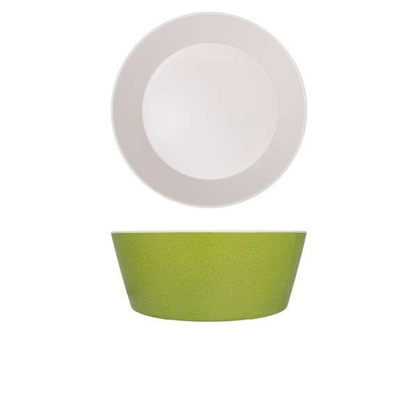 Lime Green Seville Melamine Bowl 26.5 x 10cm QTY:1