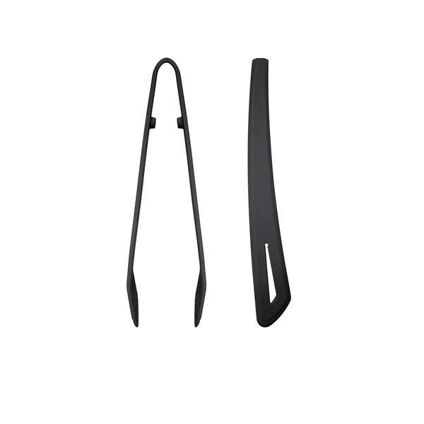 Black Silicone Tongs 29cm QTY:1