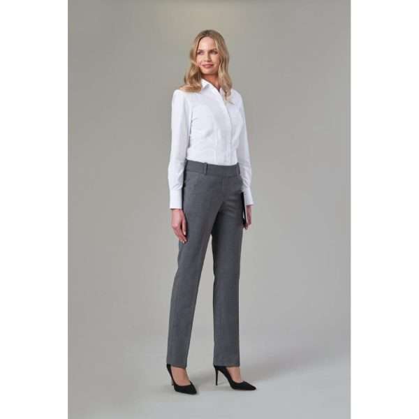 Brook Taverner Ladies Palena Long Sleeve Shirt White Size 10